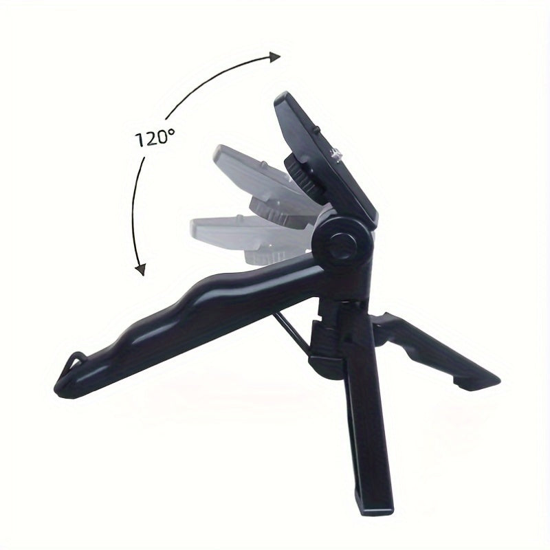 ELVORA Folding Tripod, LED Lights And Microphone