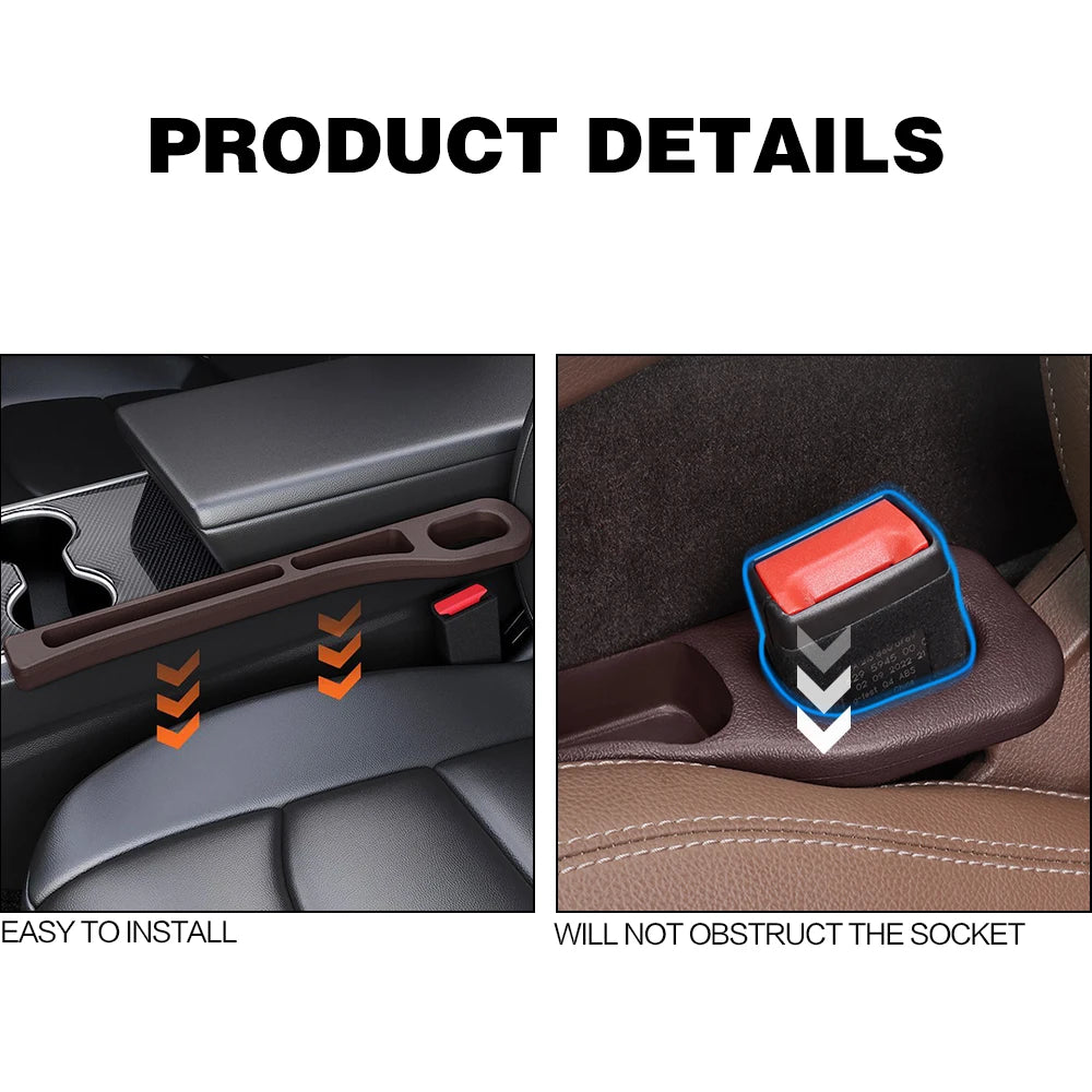 ELVORA 2PCS Car Seat Gap Filler