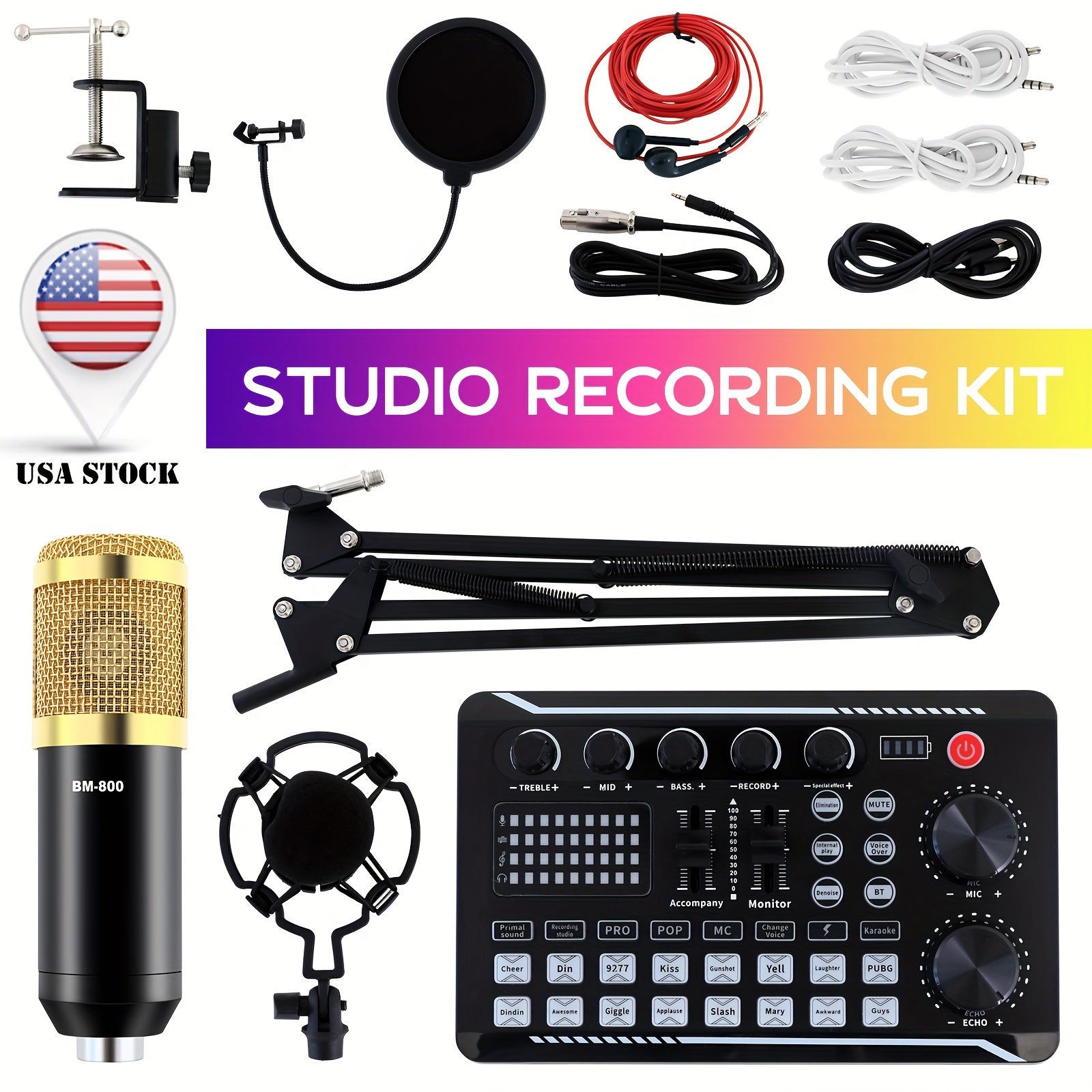 ELVORA Complete Home Studio Podcast Setup